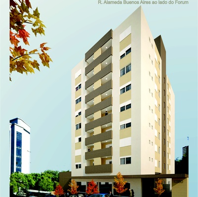 Construtora Bortoluzzi - Folder Edifício La serena - frente